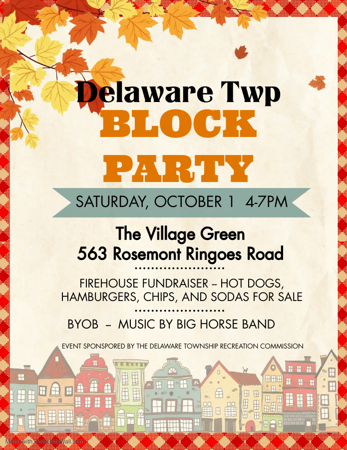Block Party flyer